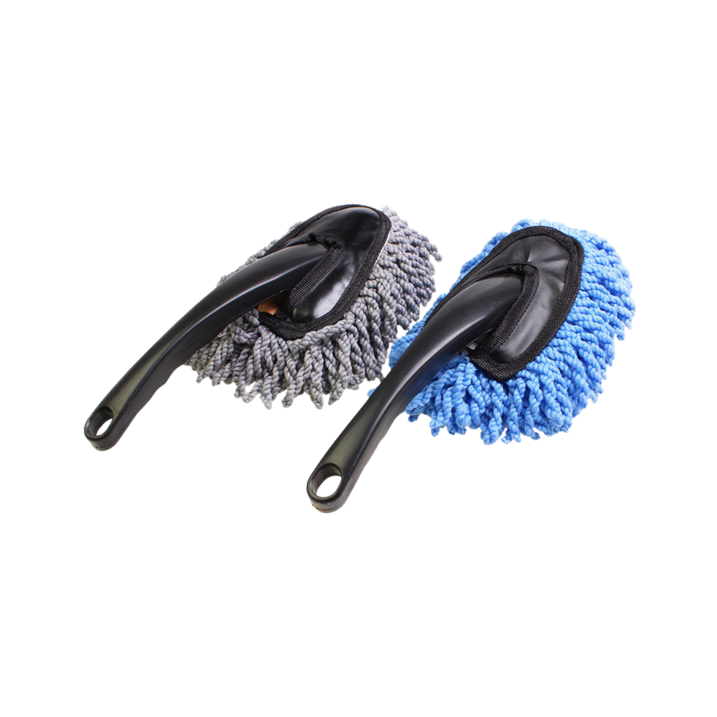 Perie indepartare praf auto, microfibra chenille (32 x 15 cm) – cu cap de schimb gri