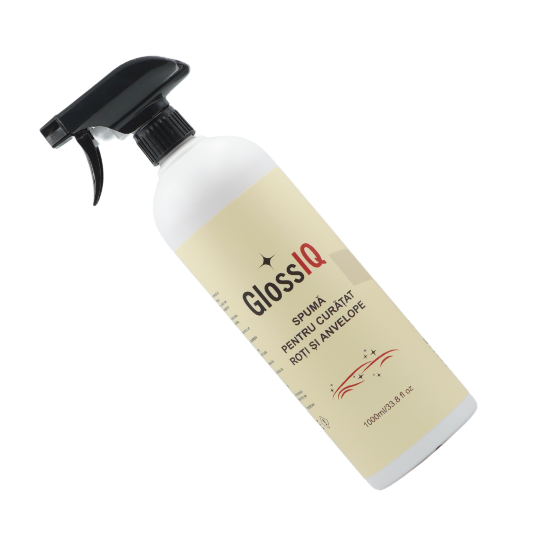 Spuma pentru Curatat Roti si Anvelope IQ19 – cleaner activ, gata de utilizare, 1000 ml