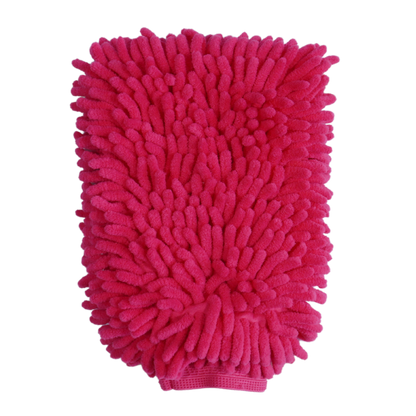 Mănușă Spălare Auto Chenille – Roz/Fucsia (izolată pe interior)
