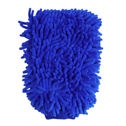 Mănușă Spălare Auto Chenille – Albastru (izolată pe interior)