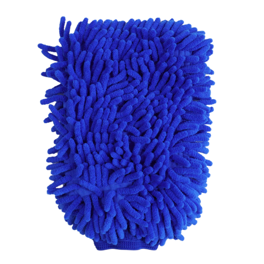Mănușă Spălare Auto Chenille – Albastru (izolată pe interior)