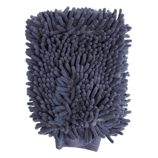 Mănușă Spălare Auto Chenille – Gri (izolată pe interior)