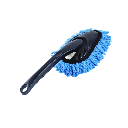 Perie indepartare praf auto, microfibra chenille (32 x 15 cm) – cu cap de schimb gri